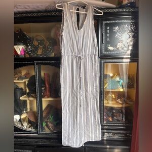 Drew Anthropologie Linen Jumpsuit